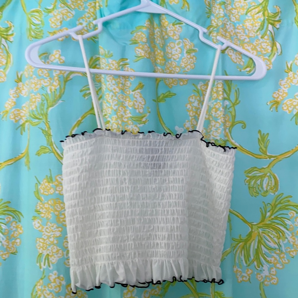 Ruffle Crop Top